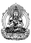 Coloring pages Buddha