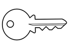 Coloring pages key