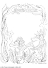Coloring pages mermaids