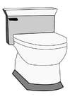 Coloring pages toilet