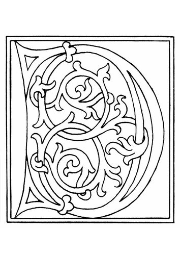 01a. alphabet D