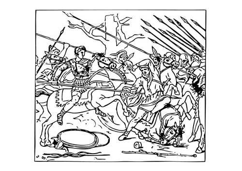Alexander defeats the Persians