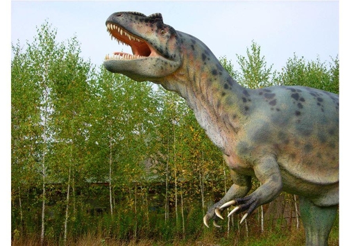 Allosaur replica