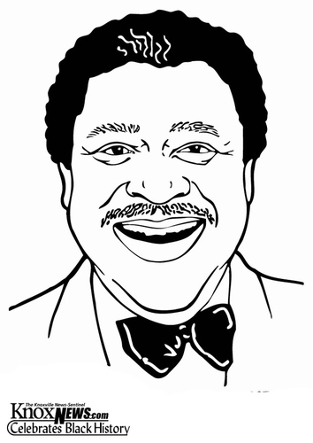 Coloring page B. B. King