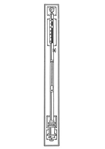 Coloring page barometer