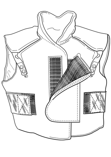 Coloring page body warmer
