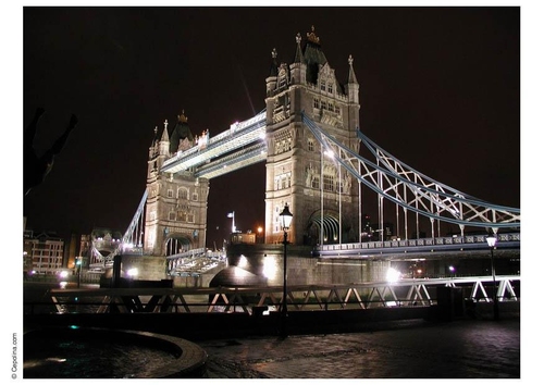 Bridge over river Thames, London