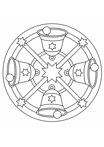 christmas mandala