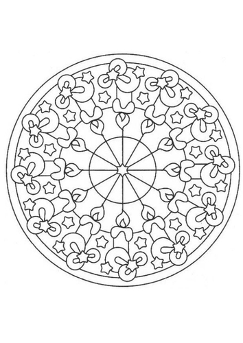 christmas mandala