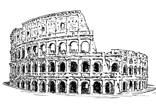 Coloring page Colloseum