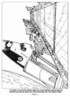Coloring pages 02 arrival space shuttle