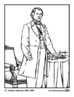 Coloring pages 17 Andrew Johnson