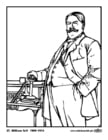 Coloring pages 27 William Taft