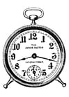Coloring pages alarmclock