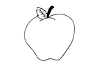 Coloring pages apple