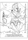 Coloring pages Ares, Mars
