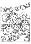 Coloring pages arts and crafts