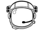 Coloring pages Astronaut Helmet