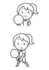 Coloring pages ball game