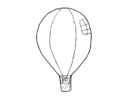 Coloring pages balloon