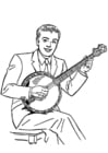 Coloring pages Banjo