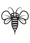 Coloring pages Bee