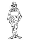 Coloring pages beggar