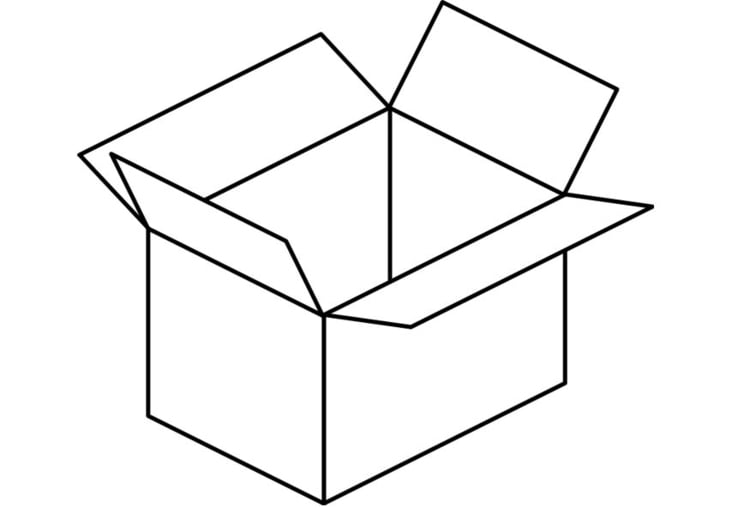 Coloring page box