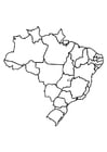 Coloring pages Brazil