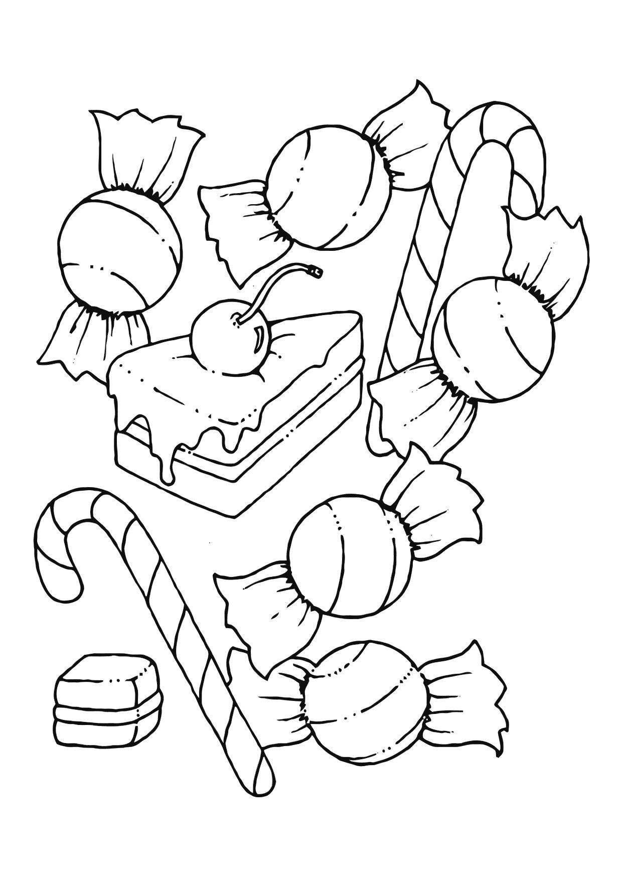 Coloring Pages Sweets