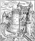 Coloring pages Castle of Coucy