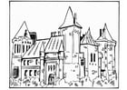 Coloring page castle - img 9084.