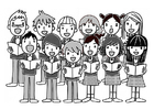 Coloring pages choir