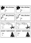 Coloring pages christmas gift cards