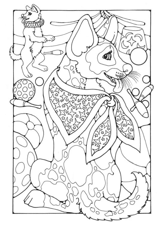 Coloring page circus
