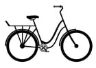 Coloring pages citybike