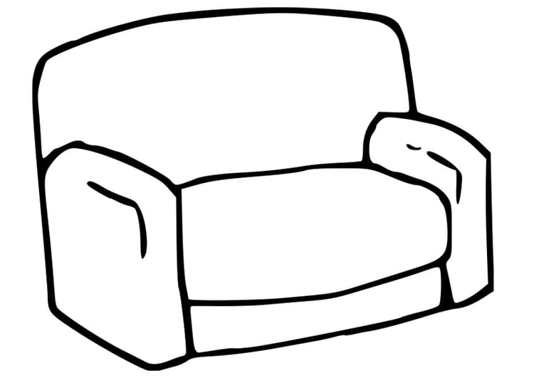 Coloring page couch