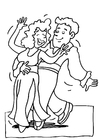 Coloring pages dance