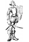 Coloring pages Don Quijote