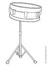 Coloring pages drum
