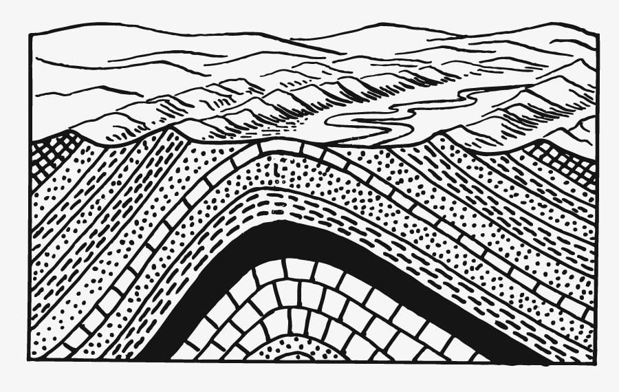 layers of earth. Coloring page earth layers -