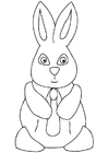 Coloring pages Easter bunny