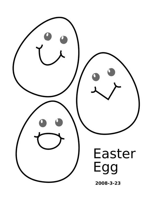 Gambar Coloring Page Easter Eggs Img 10321 Mewarnai Telur Paskah
