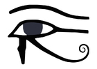 Coloring pages Eye of Horus