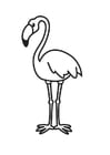Coloring pages Flamingo