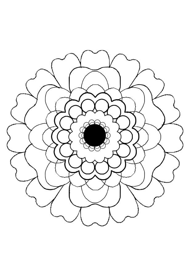 Coloring page flower - img 29131.