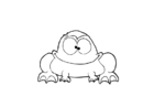 Coloring pages frog