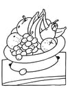 Coloring pages fruits