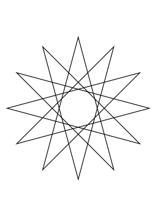 geometrical figure - star