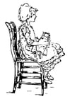 girl on a chair